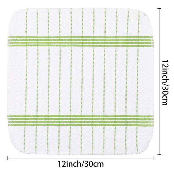 Super Absorbent Cotton Reuseable Lint Free Cleaning Rags 12 Pack Multi - Picture 6 of 6